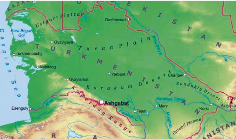  Пустыня Каракум, Туркменистан